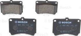 BOSCH 0 986 461 141 - Bremžu uzliku kompl., Disku bremzes www.autospares.lv