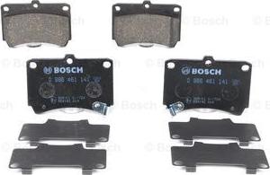 BOSCH 0 986 461 141 - Bremžu uzliku kompl., Disku bremzes www.autospares.lv