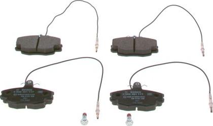 BOSCH 0 986 461 117 - Brake Pad Set, disc brake www.autospares.lv