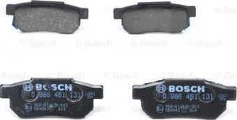 BOSCH 0 986 461 131 - Bremžu uzliku kompl., Disku bremzes www.autospares.lv