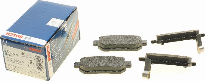 BOSCH 0 986 461 131 - Brake Pad Set, disc brake www.autospares.lv