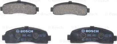 BOSCH 0 986 461 122 - Bremžu uzliku kompl., Disku bremzes www.autospares.lv