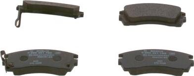 BOSCH 0 986 461 760 - Brake Pad Set, disc brake www.autospares.lv