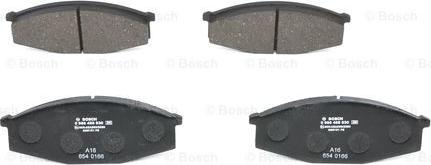 BOSCH 0 986 468 630 - Bremžu uzliku kompl., Disku bremzes www.autospares.lv