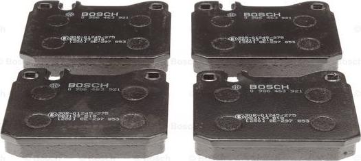 BOSCH 0 986 463 921 - Bremžu uzliku kompl., Disku bremzes www.autospares.lv