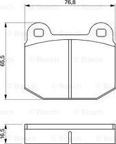 BOSCH 0 986 463 232 - Brake Pad Set, disc brake www.autospares.lv