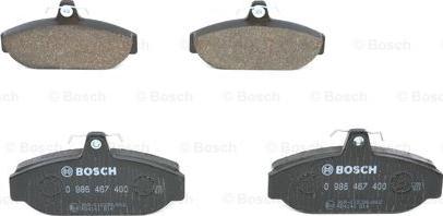 BOSCH 0 986 467 400 - Bremžu uzliku kompl., Disku bremzes www.autospares.lv