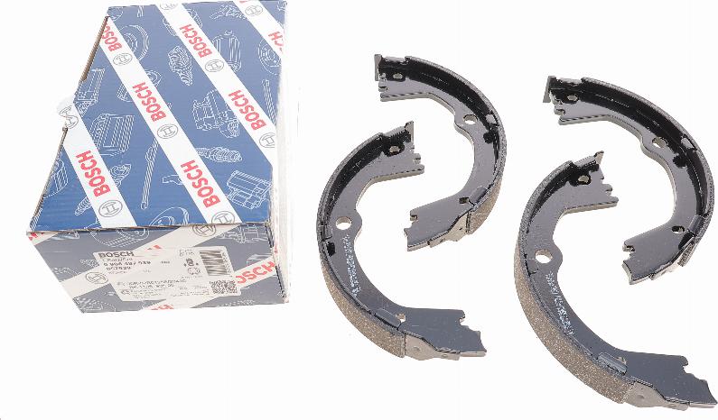 BOSCH 0 986 487 939 - Brake Shoe Set, parking brake www.autospares.lv