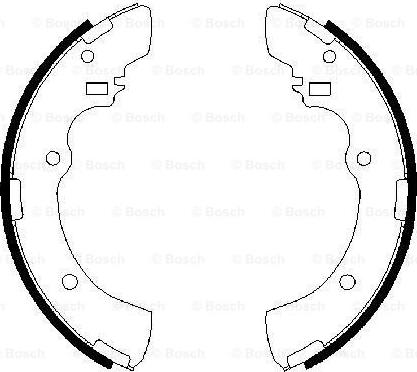 BOSCH 0 986 487 479 - Bremžu loku komplekts www.autospares.lv