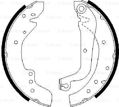 BOSCH 0 986 487 547 - Bremžu loku komplekts autospares.lv