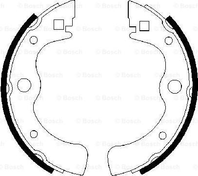 BOSCH 0 986 487 049 - Bremžu loku komplekts www.autospares.lv