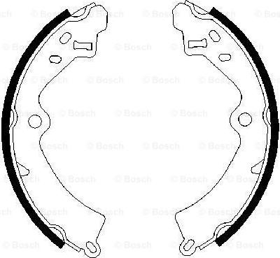 BOSCH 0 986 487 268 - Bremžu loku komplekts www.autospares.lv