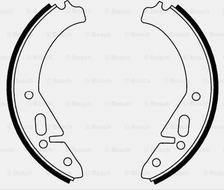 BOSCH 0 986 487 220 - Bremžu loku komplekts www.autospares.lv