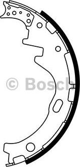 BOSCH 0 986 487 784 - Bremžu loku komplekts www.autospares.lv