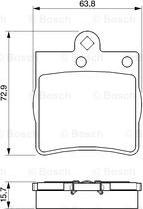 BOSCH 0 986 424 496 - Bremžu uzliku kompl., Disku bremzes www.autospares.lv