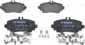 BOSCH 0 986 424 469 - Bremžu uzliku kompl., Disku bremzes www.autospares.lv