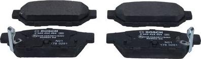 BOSCH 0 986 424 464 - Brake Pad Set, disc brake www.autospares.lv