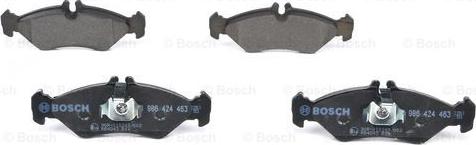 BOSCH 0 986 424 463 - Bremžu uzliku kompl., Disku bremzes www.autospares.lv