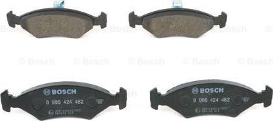 BOSCH 0 986 424 462 - Bremžu uzliku kompl., Disku bremzes www.autospares.lv