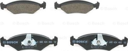 BOSCH 0 986 424 462 - Bremžu uzliku kompl., Disku bremzes www.autospares.lv