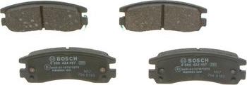 BOSCH 0 986 424 467 - Brake Pad Set, disc brake www.autospares.lv