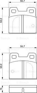 BOSCH 0 986 424 408 - Brake Pad Set, disc brake www.autospares.lv