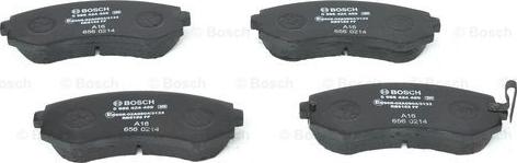 BOSCH 0 986 424 489 - Bremžu uzliku kompl., Disku bremzes www.autospares.lv