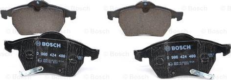 BOSCH 0 986 424 488 - Bremžu uzliku kompl., Disku bremzes www.autospares.lv