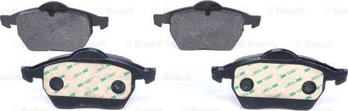 BOSCH 0 986 424 482 - Тормозные колодки, дисковые, комплект www.autospares.lv