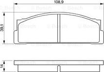 BOSCH 0 986 424 420 - Тормозные колодки, дисковые, комплект www.autospares.lv