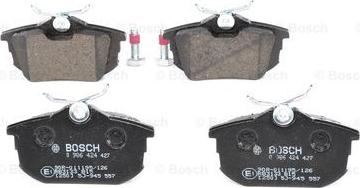 BOSCH 0 986 424 427 - Brake Pad Set, disc brake www.autospares.lv