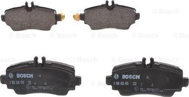 BOSCH 0 986 424 470 - Bremžu uzliku kompl., Disku bremzes www.autospares.lv