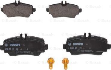 BOSCH 0 986 424 470 - Bremžu uzliku kompl., Disku bremzes www.autospares.lv