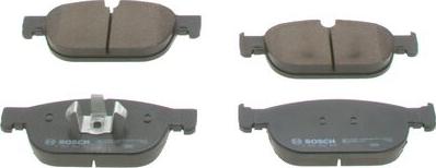 BOSCH 0 986 424 599 - Brake Pad Set, disc brake www.autospares.lv