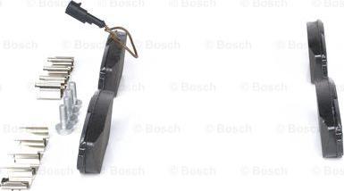 BOSCH 0 986 424 596 - Brake Pad Set, disc brake www.autospares.lv