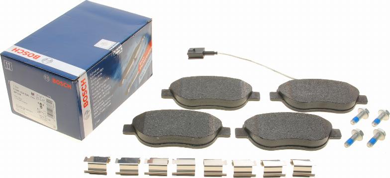 BOSCH 0 986 424 596 - Brake Pad Set, disc brake www.autospares.lv