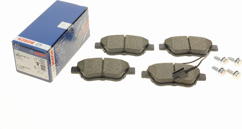 BOSCH 0 986 424 597 - Brake Pad Set, disc brake www.autospares.lv