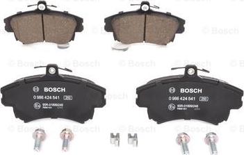 BOSCH 0 986 424 541 - Bremžu uzliku kompl., Disku bremzes www.autospares.lv