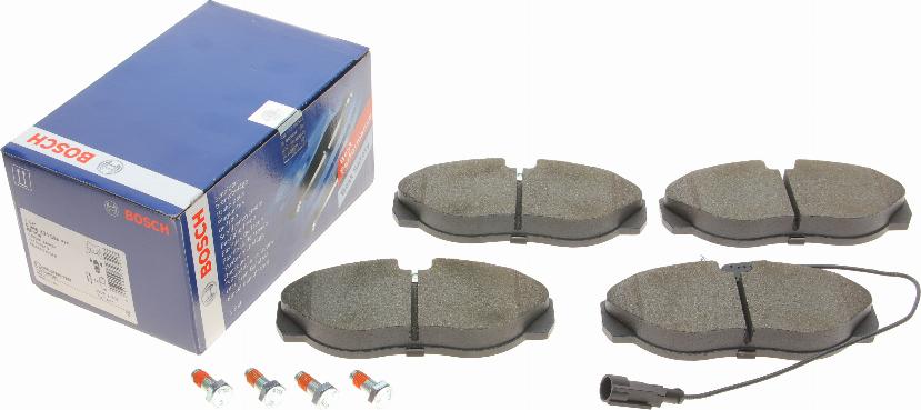 BOSCH 0 986 424 556 - Brake Pad Set, disc brake www.autospares.lv