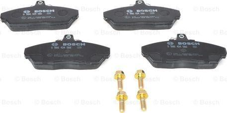 BOSCH 0 986 424 566 - Тормозные колодки, дисковые, комплект www.autospares.lv