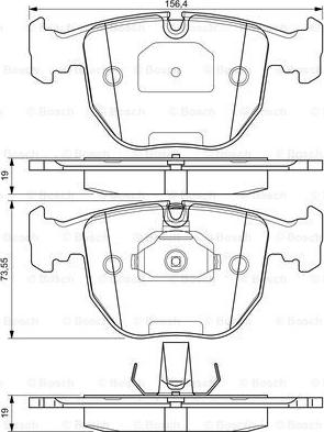 OEMparts 34113427303 - Bremžu uzliku kompl., Disku bremzes www.autospares.lv