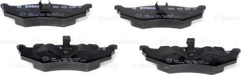 BOSCH 0 986 424 585 - Bremžu uzliku kompl., Disku bremzes www.autospares.lv