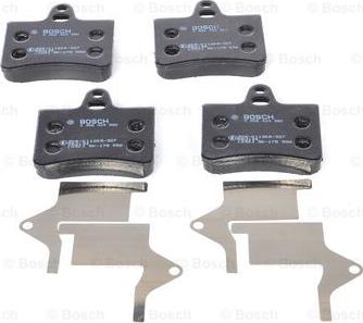 BOSCH 0 986 424 580 - Bremžu uzliku kompl., Disku bremzes www.autospares.lv