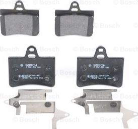 BOSCH 0 986 424 580 - Bremžu uzliku kompl., Disku bremzes autospares.lv