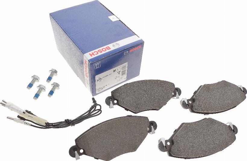 BOSCH 0 986 424 582 - Тормозные колодки, дисковые, комплект www.autospares.lv