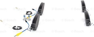 BOSCH 0 986 424 582 - Тормозные колодки, дисковые, комплект www.autospares.lv