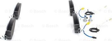 BOSCH 0 986 424 582 - Тормозные колодки, дисковые, комплект www.autospares.lv