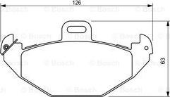 BOSCH 0 986 424 532 - Bremžu uzliku kompl., Disku bremzes autospares.lv