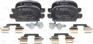 BOSCH 0 986 424 528 - Bremžu uzliku kompl., Disku bremzes autospares.lv