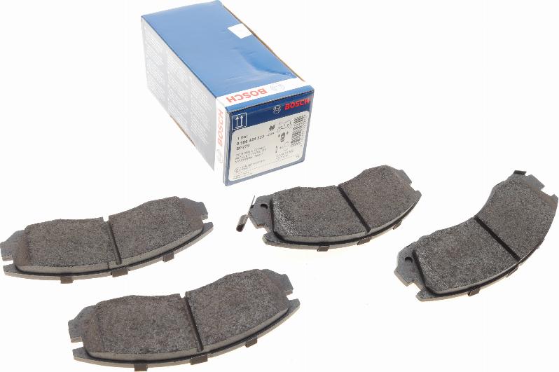 BOSCH 0 986 424 523 - Brake Pad Set, disc brake www.autospares.lv